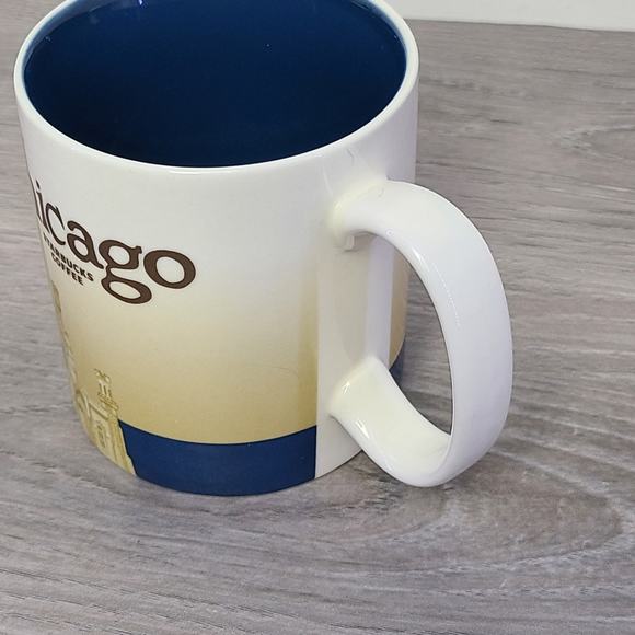 Starbucks Coffee Collector Series 2008 City Mug Chicago Blue - Picture 4 of 7
